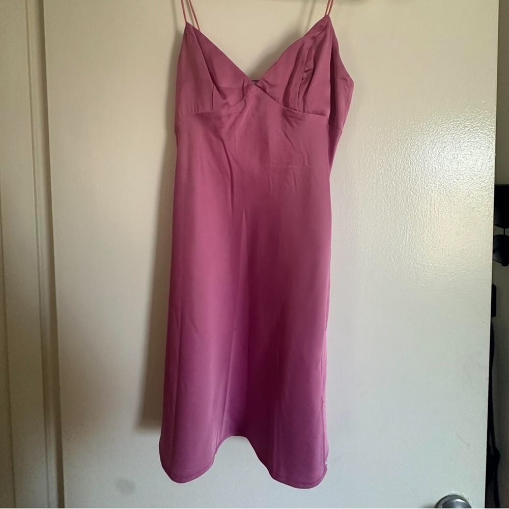 THATS SO FETCH NWT - Pink Spaghetti Strap Mini Dress - Picture 2 of 4